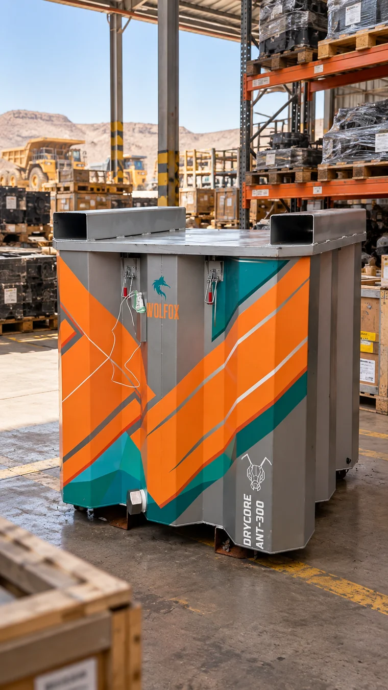 DRYCORE ANT, contenedor de preservación industrial